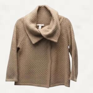 Banana Republic Italian Yarn Merino Wool Cashmere Sweater Jacket S